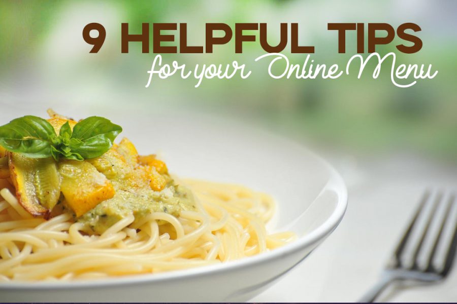Improve Your Restaurant's Online Menu