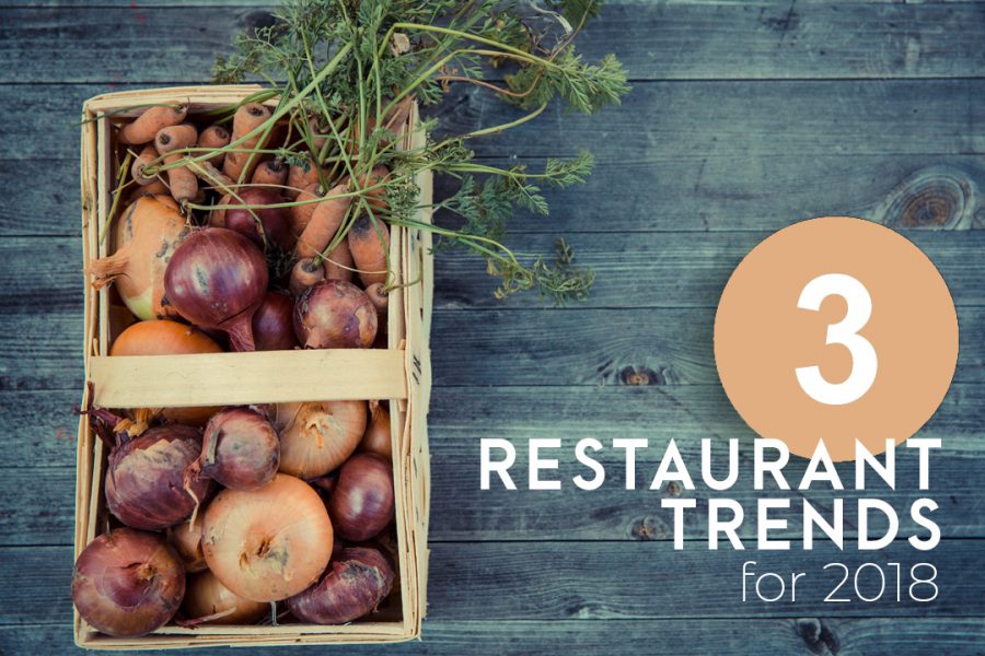 3 Restaurant Trends for 2018